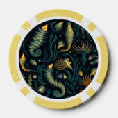 Golden Reefs Poker Chips (Achterkant)