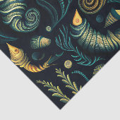 Golden Reefs Tissuepapier (Detail)