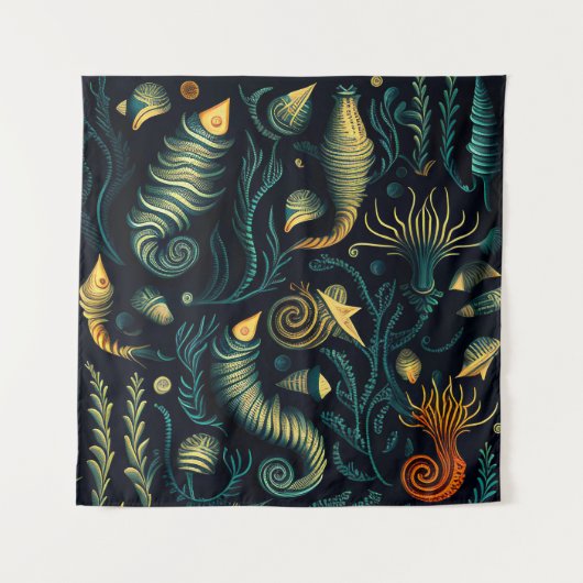 Golden Reefs Wandkleed (Voorkant)