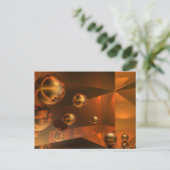 Golden Reflections Briefkaart (Staand voorkant)