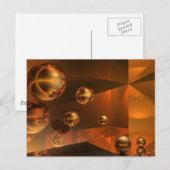 Golden Reflections Briefkaart (Voorkant / Achterkant)