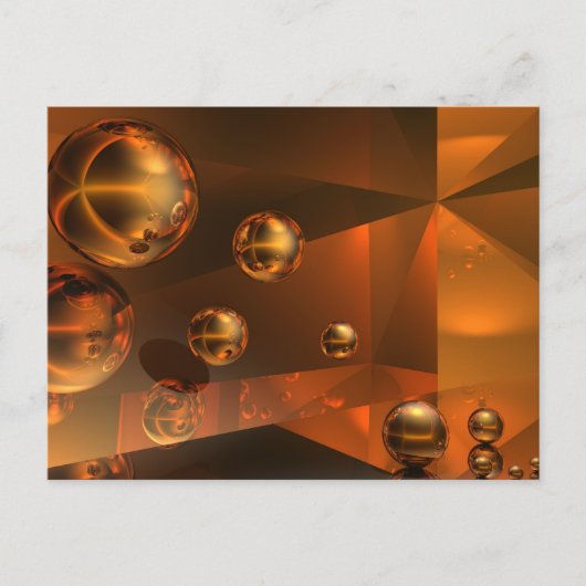 Golden Reflections Briefkaart (Voorkant)