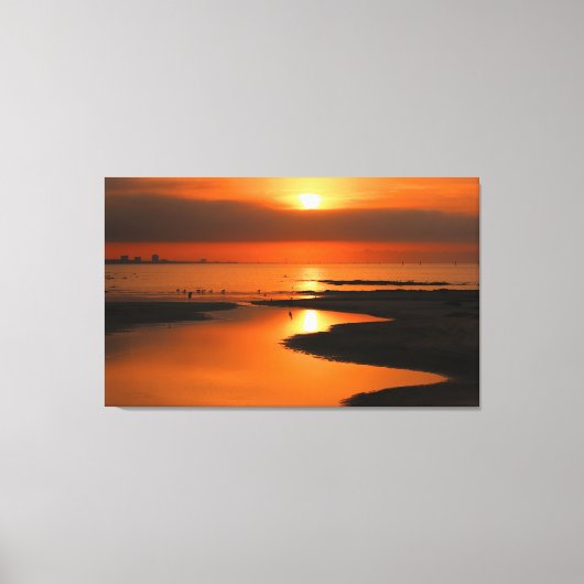 Golden Reflections Canvas Afdruk (Voorkant)