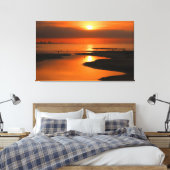 Golden Reflections Canvas Afdruk (Insitu (Slaapkamer))