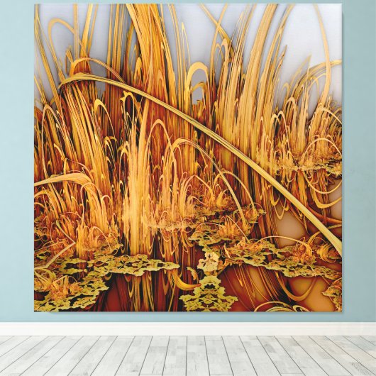 Golden Reflections Canvas Print (Insitu (Houten vloer))