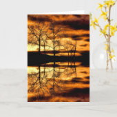 Golden Reflections-Kaart Kaart (Gele Bloem)