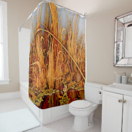 Golden Reflections Shower Curtain Douchegordijn