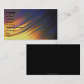 Golden regenboogtextuur visitekaartje (Voorkant / Achterkant)