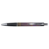 Golden Reiki Healing hands Symbool op paarse lotus Pen (Achterkant)