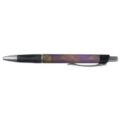 Golden Reiki Healing hands Symbool op paarse lotus Pen (Bodem)