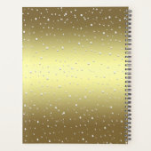 Golden Reindeer Snowy Holiday Planner (Achterkant)