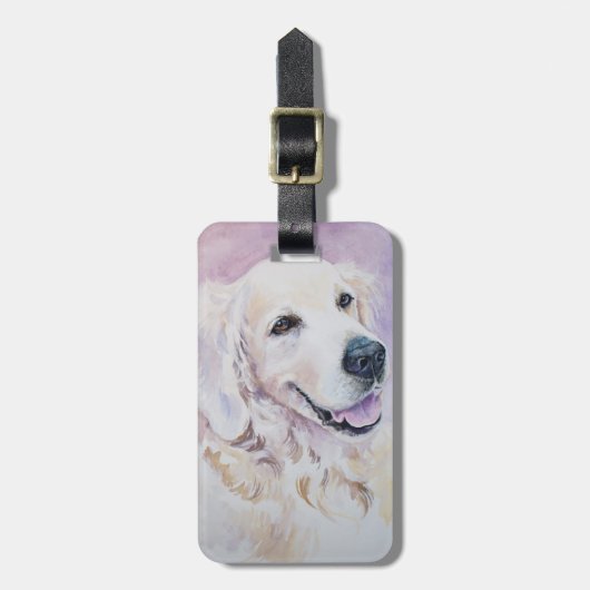 Golden rekwieg bagagelabel (Voorkant verticaal)