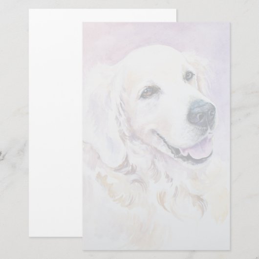 Golden rekwieg briefpapier (Voorkant / Achterkant)