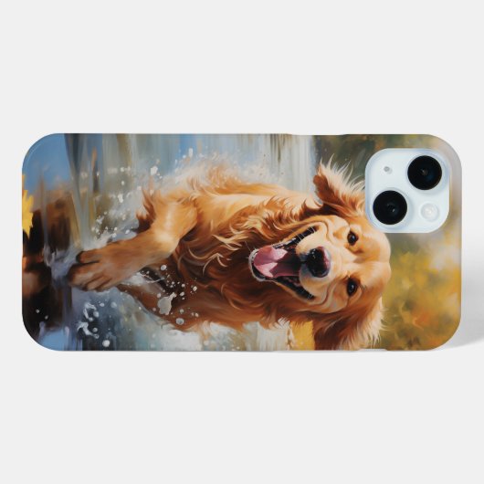 Golden rekwieg Case-Mate iPhone case (Achterkant (horizontaal))