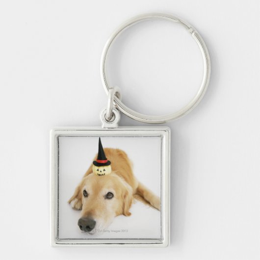 Golden rekwieg en ornament sleutelhanger (Voorkant)