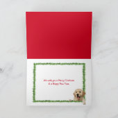 Golden rekwieg in oude auto met vakantieboom kaart (Binnen)