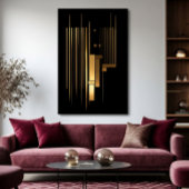 Golden Resonance Canvas Afdruk