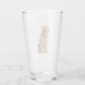 Golden Retirever Dog Dierlijk glas (Achterkant)