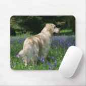 Golden Retreiver in Flowers Muismat (Met muis)