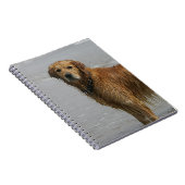 Golden Retreiver in het Zee Notitieboek (Rechterzijde)