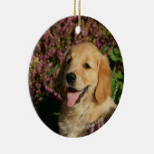 Golden Retreiver Puppy Keramisch Ornament (Rechts)