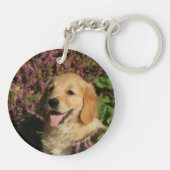 Golden Retreiver Puppy Sleutelhanger (Achterkant)