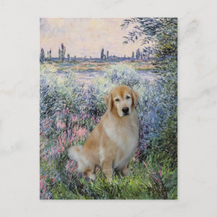 Golden Retriever10 - Door de zegen Briefkaart