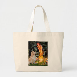 Golden Retriever 11 - Middernacht Grote Tote Bag