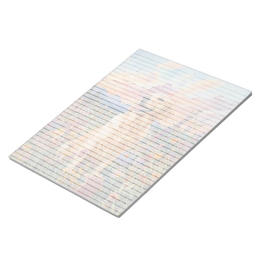Golden Retriever - 11 x 8,5-inch gevoerd Notitiebl Notitieblok (Schuin)