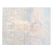 Golden Retriever - 11 x 8,5-inch gevoerd Notitiebl Notitieblok (Voorkant)