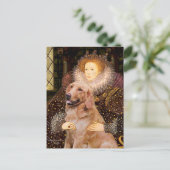 Golden Retriever #1 - koningin Elizabeth I Briefkaart (Staand voorkant)