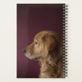 Golden Retriever 2019 Gepersonaliseerde naam Planner (Achterkant)