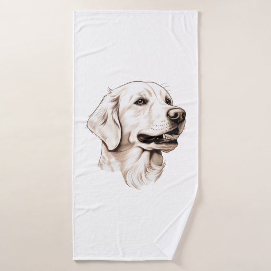 Golden Retriever 2 Badhanddoek (Badhanddoek)
