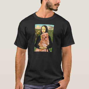Golden Retriever 2 - Mona Lisa T-shirt