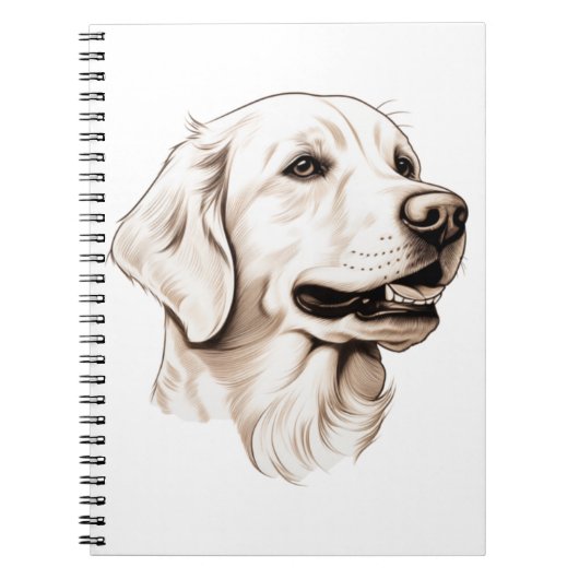 Golden Retriever 2 Notitieboek (Voorkant)