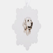 Golden Retriever 2 Ornament Kaart (Rechts)