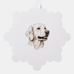 Golden Retriever 2 Ornament Kaart