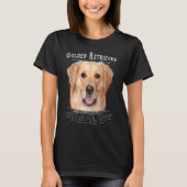 Golden Retriever 2 Owner Human Trainer T-shirt (Voorkant)