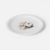 Golden Retriever 2 Papieren Bordje (Gekanteld)