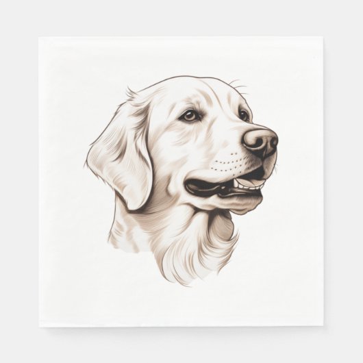 Golden Retriever 2 Servet (Voorkant)