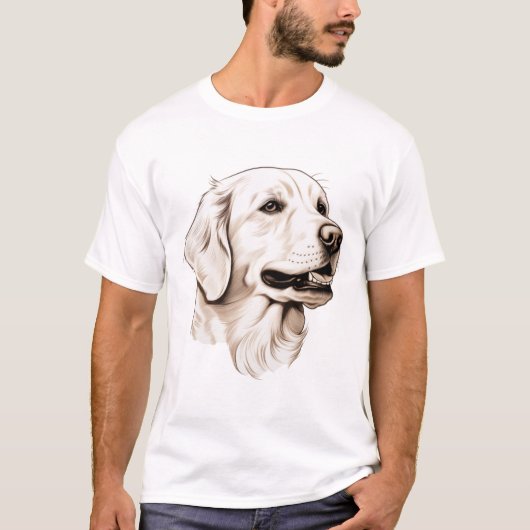 Golden Retriever 2 T-shirt (Voorkant)