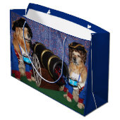 Golden Retriever, 4 juli koloniale drummers Groot Cadeauzakje (Achterkant Gekanteld)