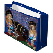 Golden Retriever, 4 juli koloniale drummers Groot Cadeauzakje (Voorkant Gekanteld)