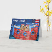Golden Retriever, 4 juli Schip Kaart (Gele Bloem)