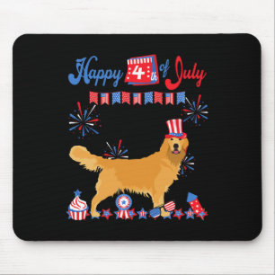 Golden Retriever 4th of July Retriever Onafhankeli Muismat