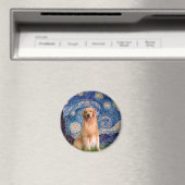 Golden Retriever 8 - Sterrennacht Magneet (Insitu (Vaatwasser))