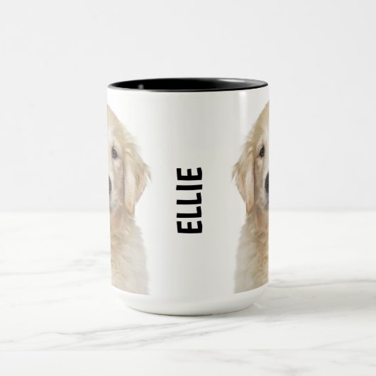 Golden Retriever - Aangepaste microbe Mok (Midden)