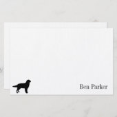 Golden Retriever - Aangepaste schrijfbenodigdheden Briefpapier (Voorkant / Achterkant)