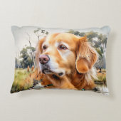 Golden Retriever Accent Kussen (Achterkant)