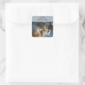Golden Retriever Address Sticker (Tas)